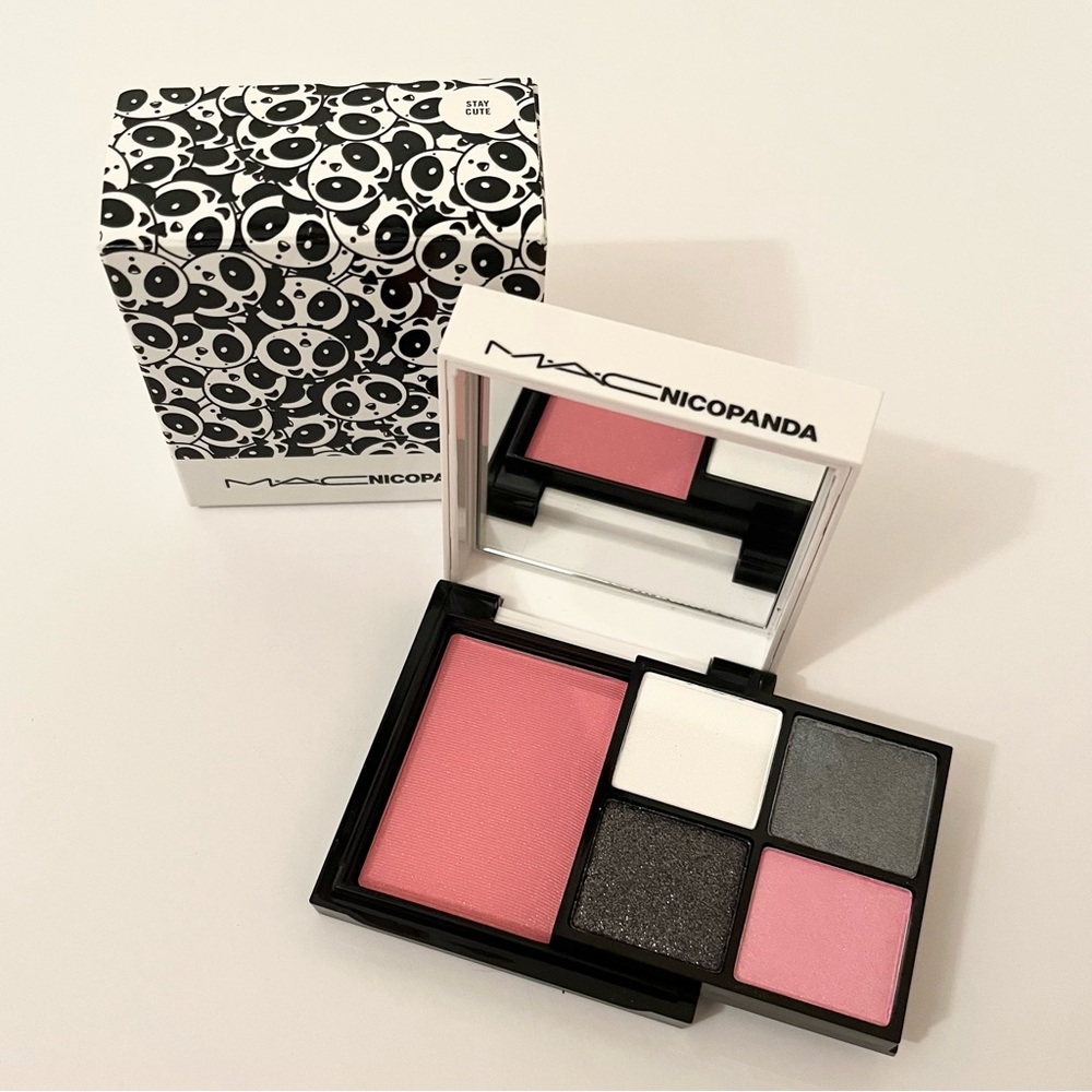MAC Nicopanda “Stay Cute”Full Face Palette- Blush & 4 Eyeshadows Limited Edition